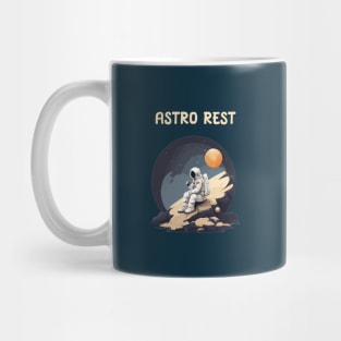 Astronaut resting in space Mug